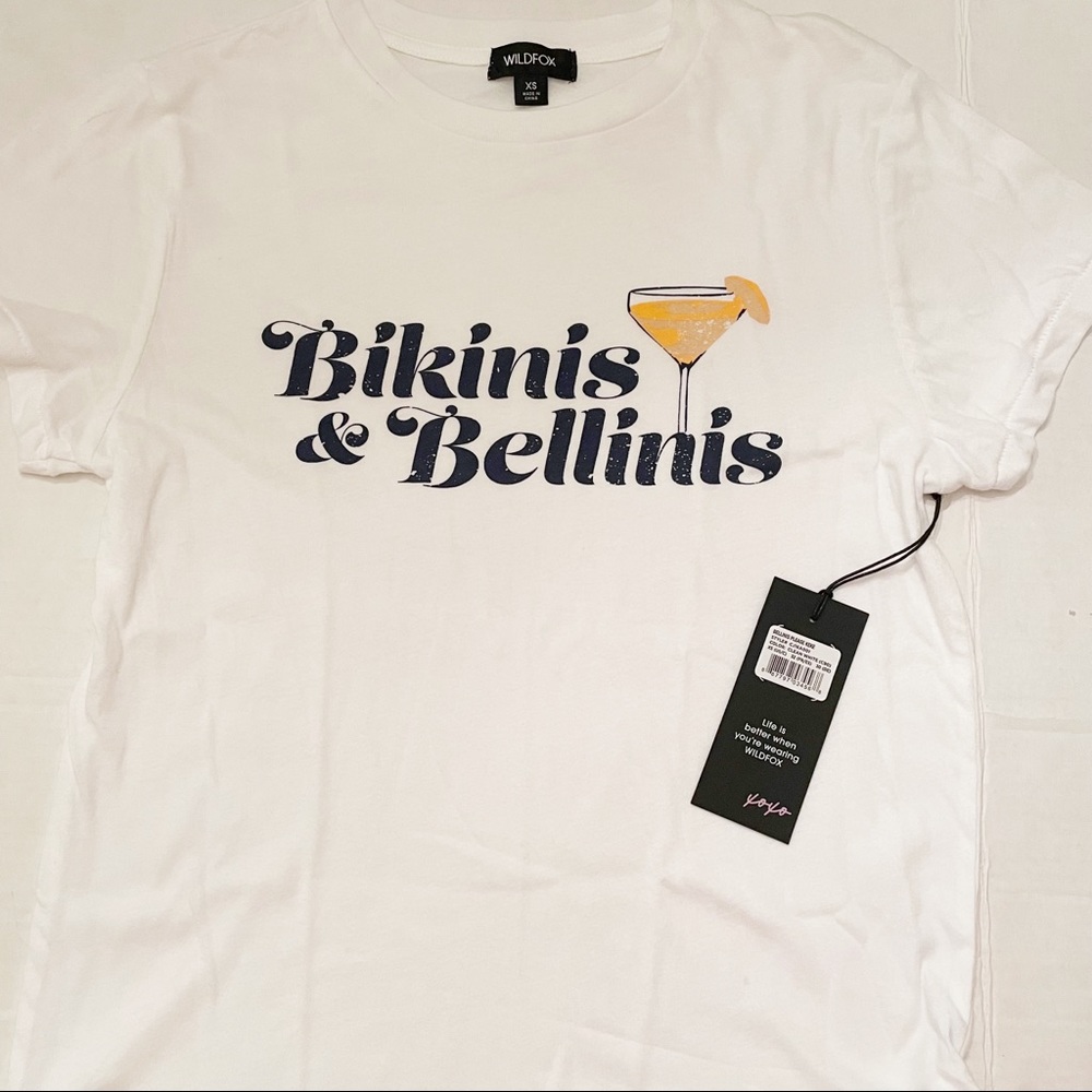 Wildfox Bikinis and Bellinis Short Sleeve T-shirt